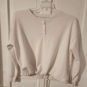American eagle cropped crew neck
